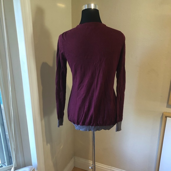 Owl Maroon Cardigan - Picture 3 of 5